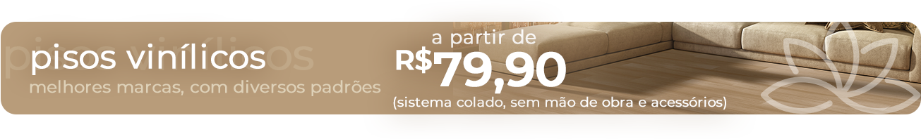 Promoção de piso vinílico Promoção de piso vinílico
