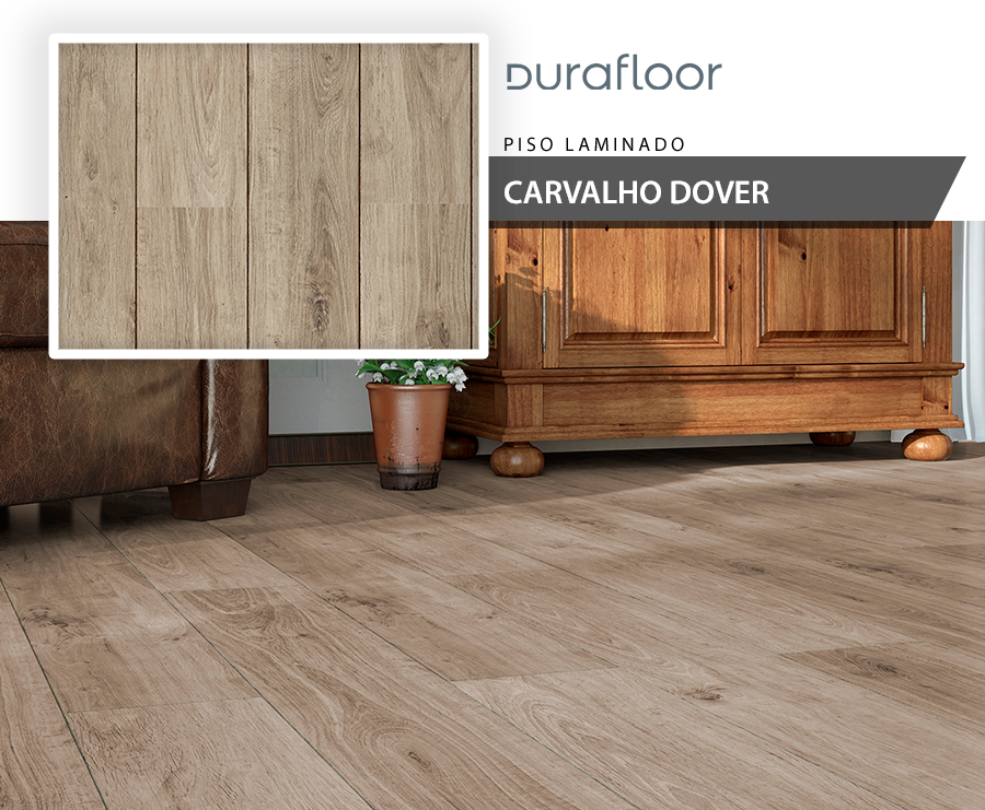 Piso Laminado - Durafloor Studio - Carvalho Dover